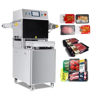 YH 280 360 400 440 520 Q Electric Vertical Airflow Nitrogen Sealing Machine Food Airflow Sealer for Pouch Packaging Paper