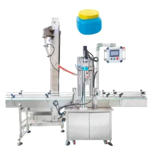 YIMU CM100 Full Automatic Capping Machine with Auto Feeding Lids Device Rotate Screw Caps Tighten Capper