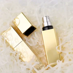 Zinc Alloy Square Perfume Antibacterial Spray Bottle
