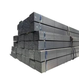 Zinc-Coated Square Steel Tube with Beveled Ends ASTM A500 for Mechanical Parts and Machine Frame Construction